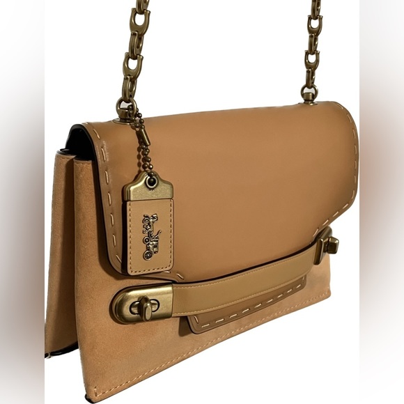 Coach 1941 Swagger Chain Crossbody Bag Camel Color - Picture 1 of 16